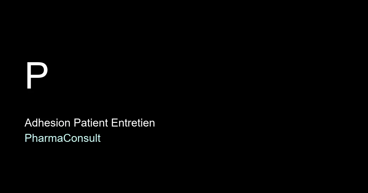 Adhesion du patient a l'entretien pharmaceutique : formulaire, consentement et RGPD